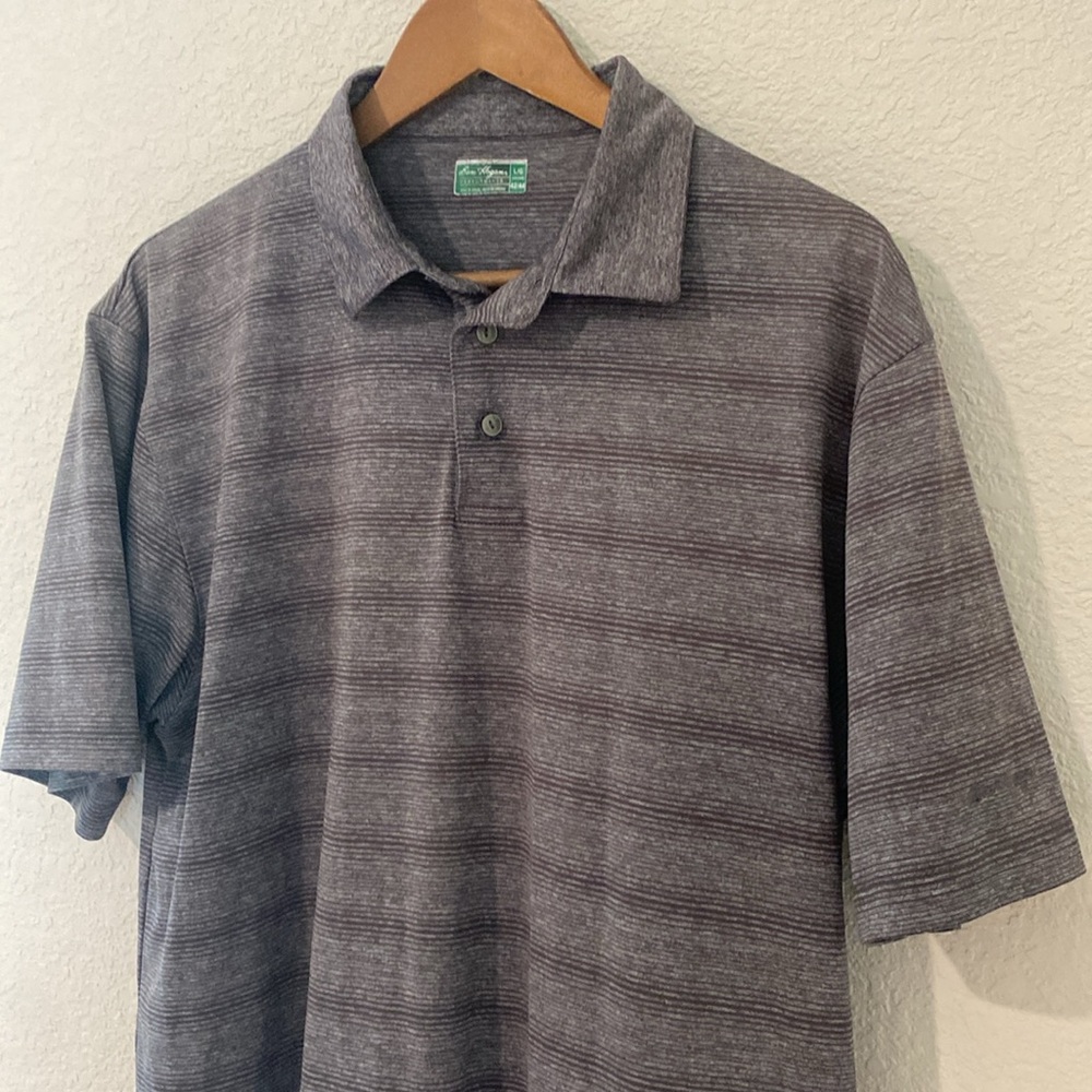 Ben Hogan Performance Golf Short Sleeve Polo Shirt Short Sleeve Gray